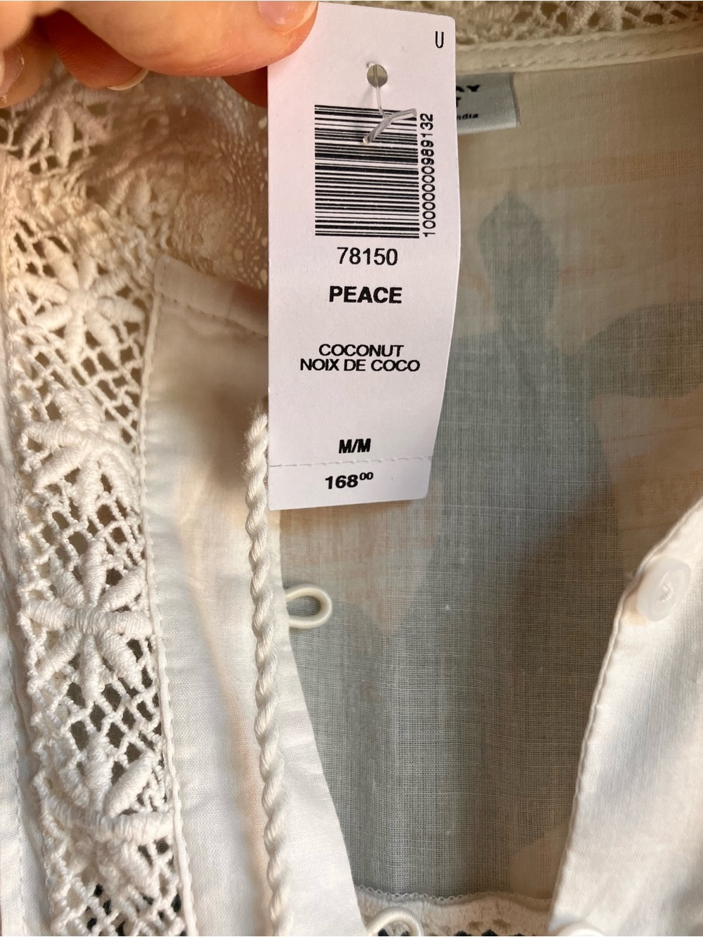 Aritzia Sunday Best Ren Faire Tiered Short Dress / White Lace Size M - Picture 2 of 7